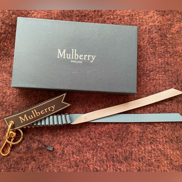 NWB Mulberry Leather Keychain - Picture 2 of 5